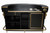 Regal Riviera Bar Counter, Black and Gold