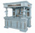 THE BEEFEATER CUSTOM HOME PUB BAR BLUE AND SILVER