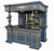 THE BEEFEATER CUSTOM HOME PUB BAR CADET BLUE AND GOLD