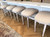 STOOLS WITH FOOTREST WHITEWASH
