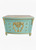 AQUA MARINE AND GOLD CHEST OF DRAWERS
