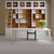 Luxury Bookcase, White & Natural Cherry