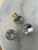 Luxury Diamond Shape Crystal Cabinet Knobs with Gold Base