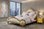 Gold Rococo Bed Frame King - In Stock & Ready to Ship - Adjustable Base Compatible