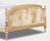 RITZ-CARLTON LOUIS XVI BED GOLD AND CREAM