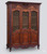 Bubinga and kingwood veneer Chicken Wire display cabinet