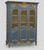 Cadet Blue and Gold display Armoire Wardrobe