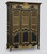 Black and Gold Chicken Wire Wardrobe