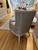 Provincial Reclaimed Wood Caned Wingback Accent Chair