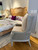 Provincial Reclaimed Wood Caned Wingback Accent Chair