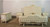 French Tufted Bed Set, Crackled White And Gold