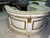 HORSESHOE COCKTAIL BAR CREAM WITH GOLD TRIM