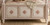 The Antoinette Canopy Bed: Distressed White & Rose Gold Shabby Chic Edition