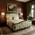 ALASKAN KING LOUIS XV CORBEILLE BED OLIVE & WALNUT