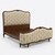 ALASKAN KING LOUIS XV CORBEILLE BED OLIVE & WALNUT
