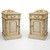English Gothic Canopy Four Poster Bed (Antique Gold and Silver Leaf)