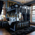 Bespoke English Gothic Four-Poster Bed – Gloss Black & Powder Blue