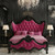 Royale Rococo Bed Frame – Black & Pink Velvet Gothic Bed