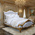 Rococo Bed-Gold and White