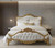 Rococo Bed-Gold and White