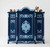 Tudor Royal Luxury Juvenile Canopy Bed – Midnight Blue & Powder Blue