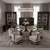 The Grand Carlton Round Dining Set (Black & White Edition)