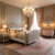  The Juliette Louis XIV Rattan Bed in Antique White Scratch