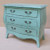 Bookcase, Turquoise French Bookcase Display