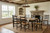 French Oak Dining Table Set (1 Table 6 Chairs)