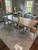 French Country Dining, Turquoise French Dining Table Set (1 Table 6 Chairs)