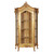 French Carved Armoire, Single Door Gold