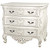 French Chest of Drawers, Baroque Style, Gold Leaf