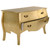 Baroque Glamour Chest, Gold Leaf 2 Drawers