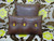 Brown Snakeskin Pillow Cover, Faux Leather