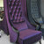 Modern Wing Chair, Velvet Highback Chair shown in Grey Velvet
