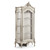 French Carved Display Cabinet, Silver Leaf