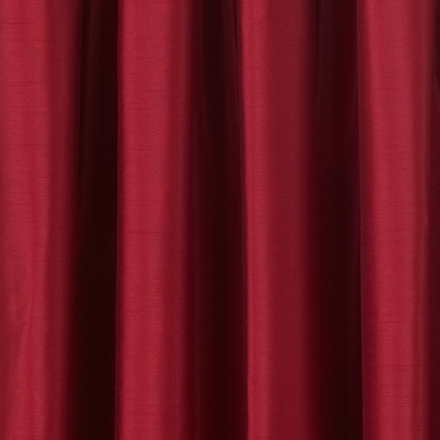 Cheap Silk Curtains 50 inches wide rod pocket and ring clips