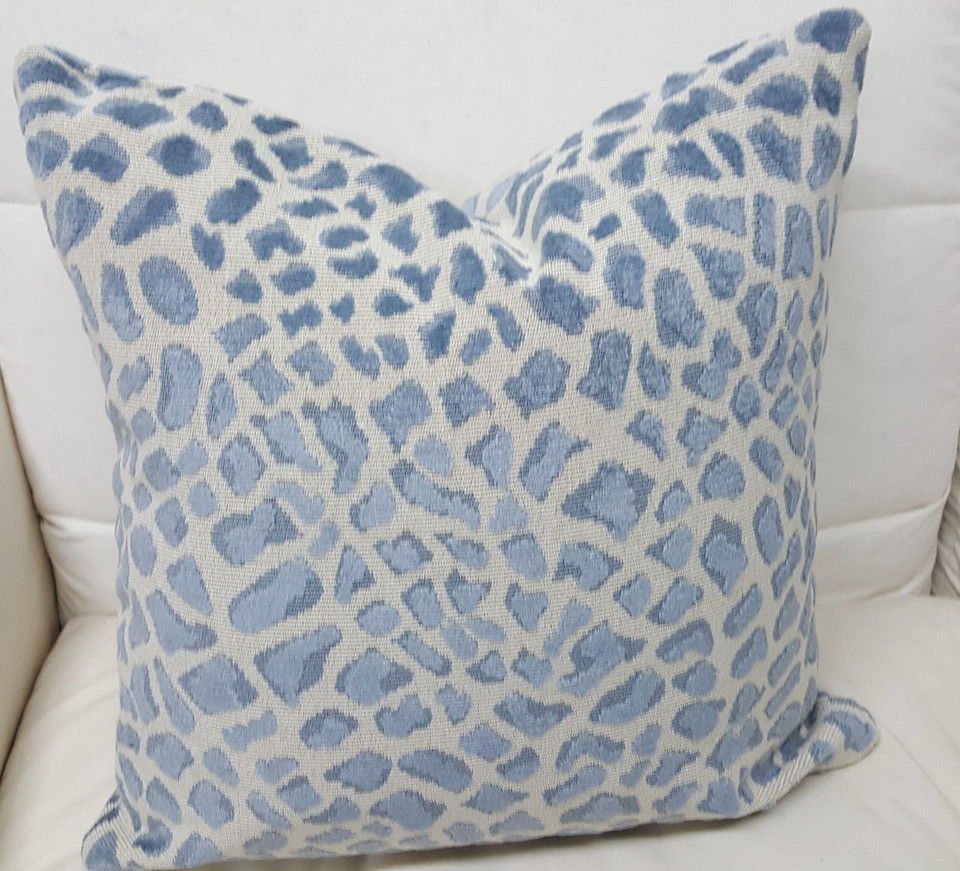 Light Blue Throw Pillow