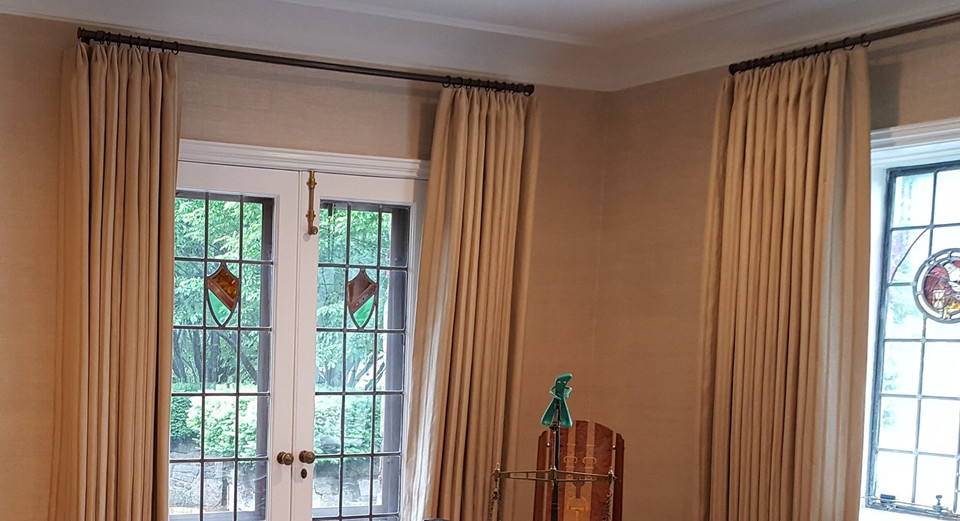Curtains for Den Windows, high end custom