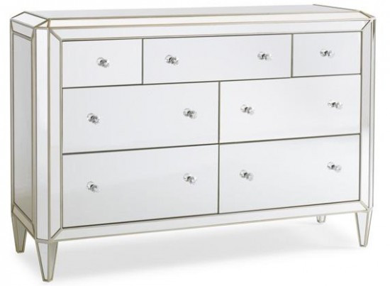 Mirrored Night Table