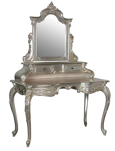 VANITY TABLE SILVER