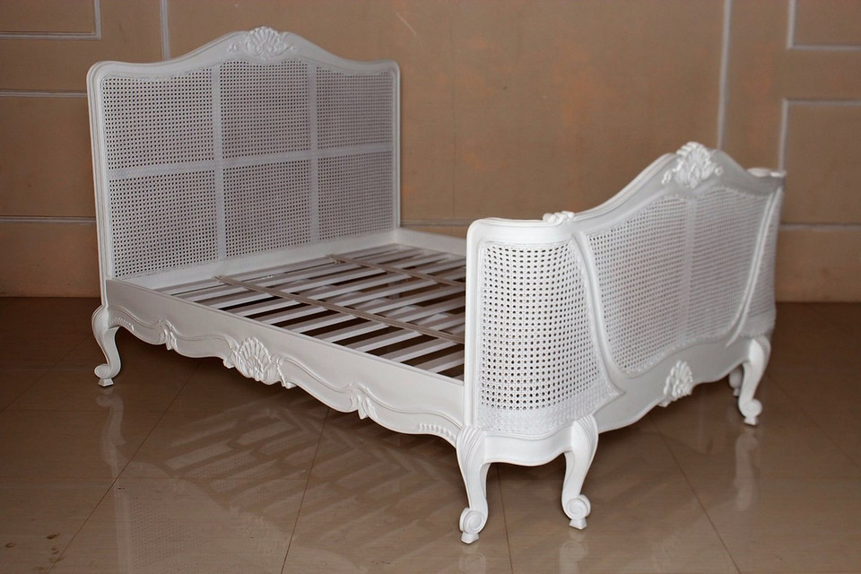 French Chateau Rattan Bedroom Set