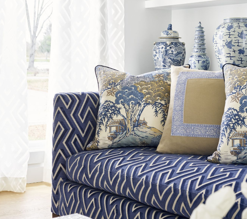 Pacifica Maze Velvet by the yard