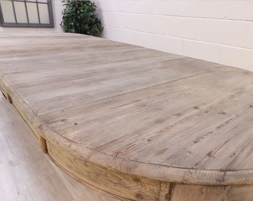 French Reclaimed Extending Dining Table