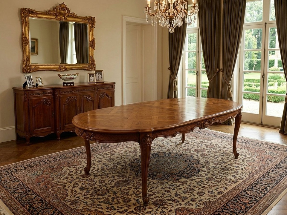 Palais de la Cité Louis XV Oval Dining Table