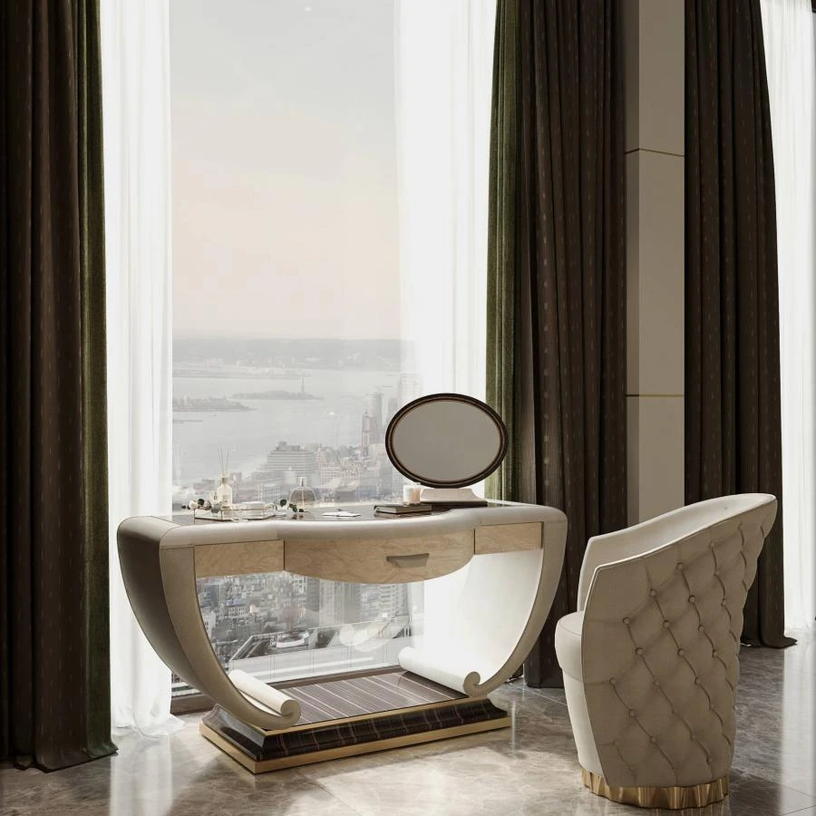 London Tufted Swivel Chair