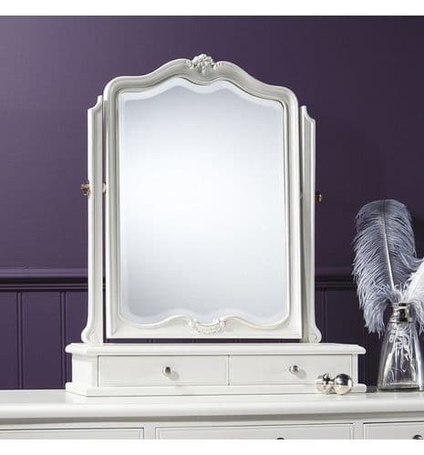 French Vanilla Upholstered Bedroom set