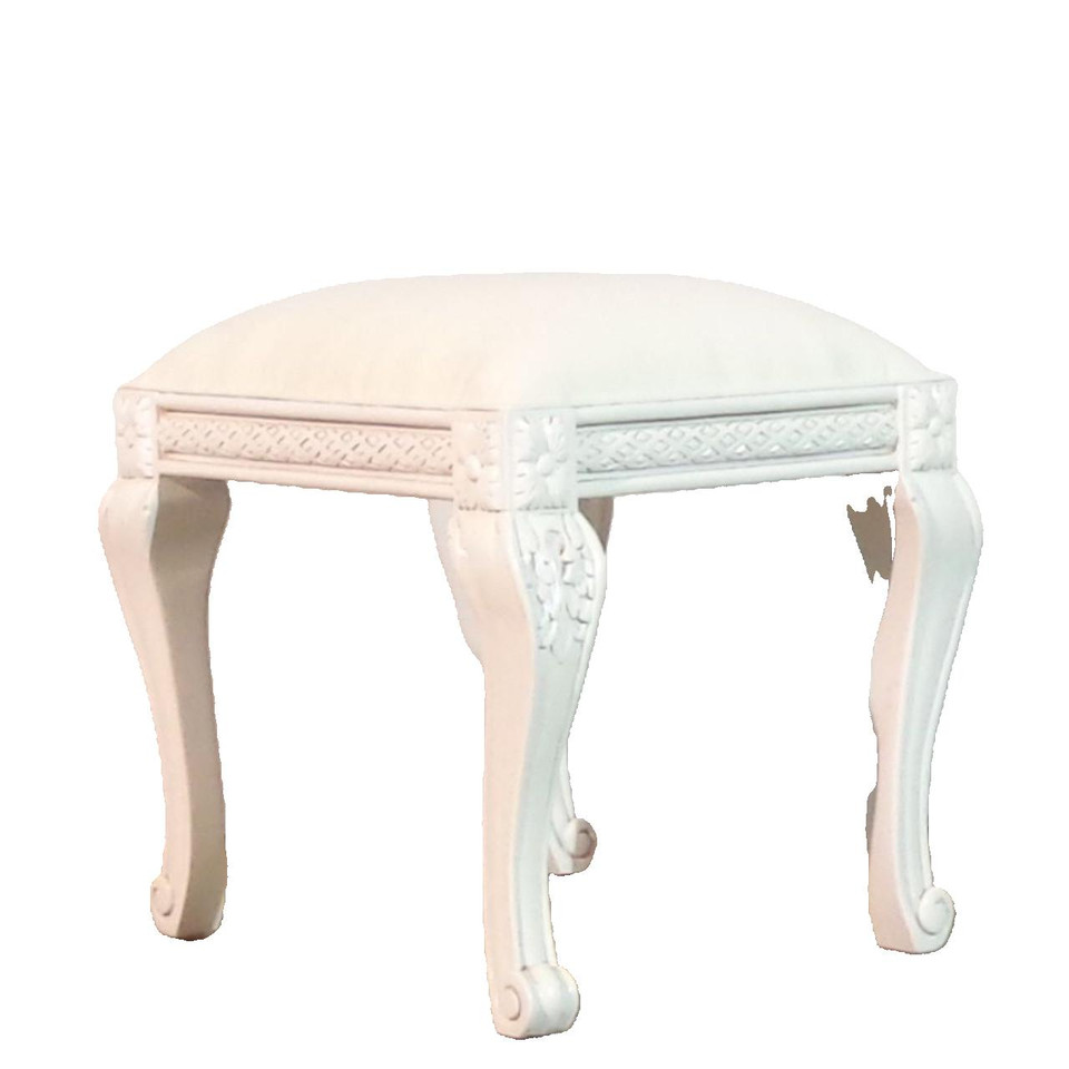 Chateau De Versailles Vanity Table Set, White