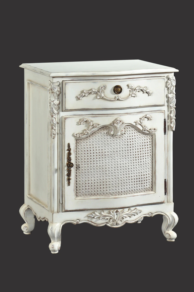 Louis XVI Rattan Wing Bedroom set