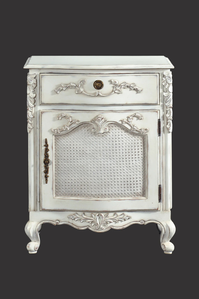 Louis XVI Rattan Wing Bedroom set